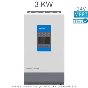 اینورتر شارژر 3KW و 24V سری MPPT تمام سینوسی مدل UP3000-M3322 برند EPEVER