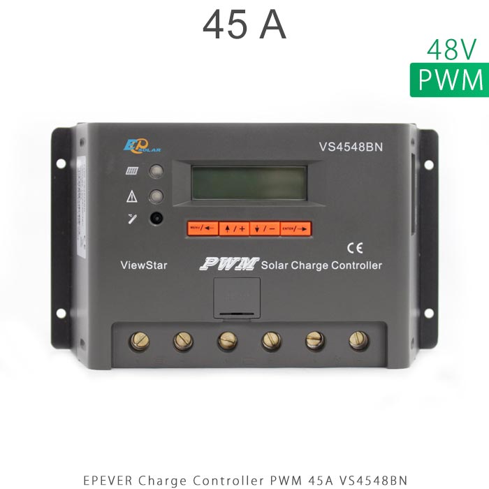 شارژ کنترلر 45A و 48V مدل VS4548BN سری PWM برند EPEVER