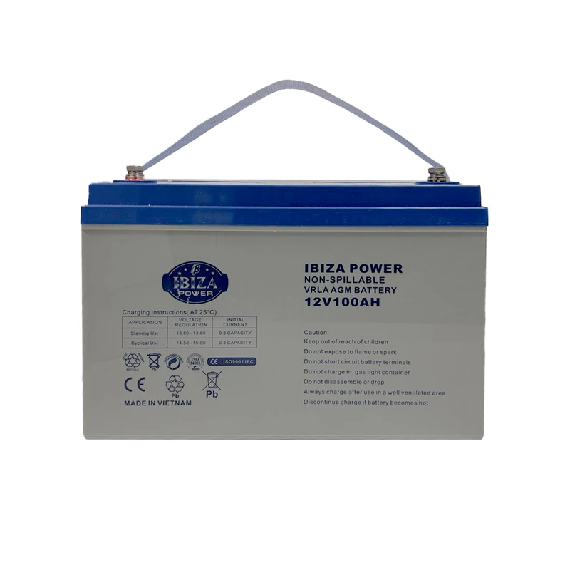 باتری 12 ولت 100 آمپر ایبیزاپاور IBIZA POWER