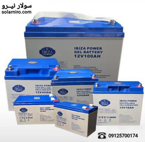 باتری 12 ولت 65 آمپر ایبیزا پاور IBIZA POWER